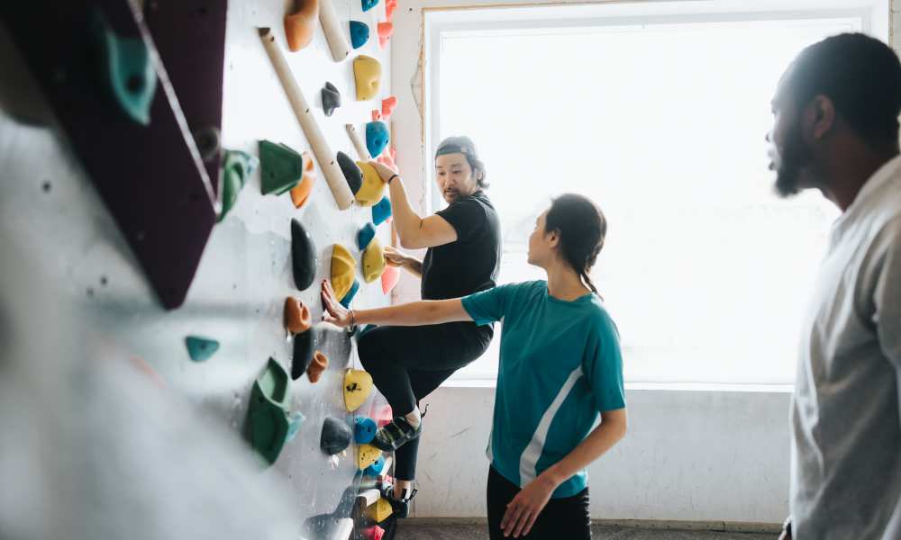 Rock climbing gym near Sorella in Denver, Colorado