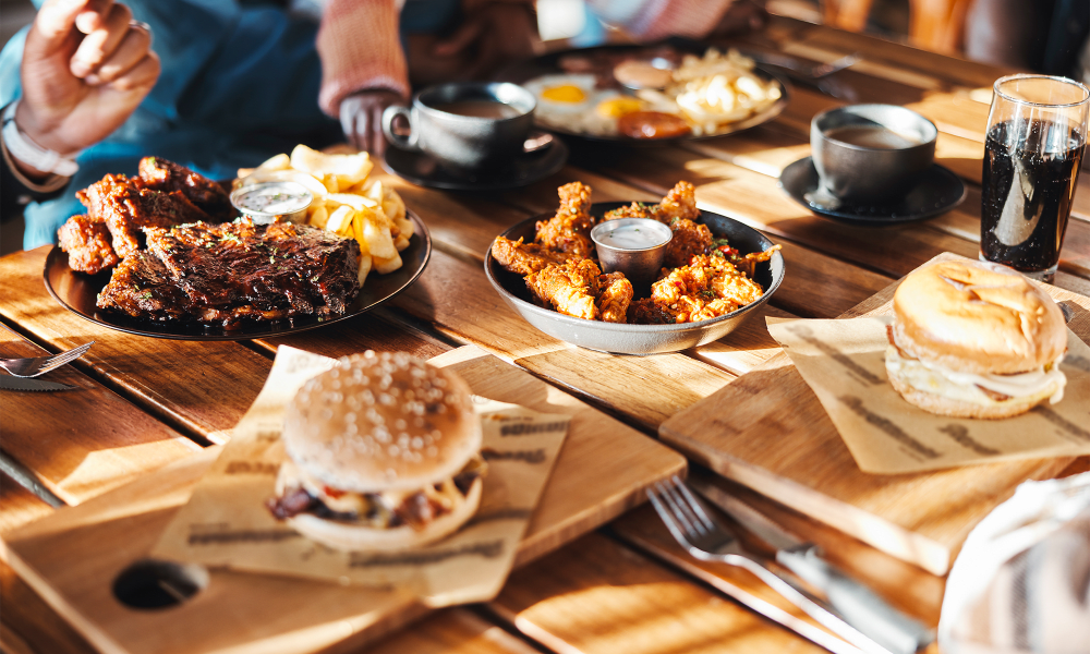 A delicious meal at a restaurant near River North in Stuart, Florida