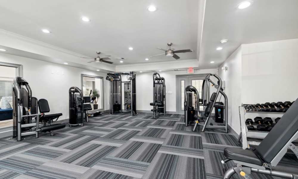 Fitness center at Retreat at RTP in Durham, North Carolina