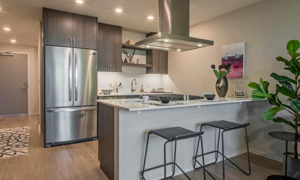 Modern kitchen at Altura in Phoenix, Arizona