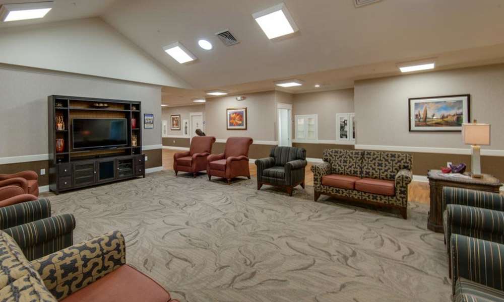 Television Lounge at The Arbors at Centennial Pointe Senior Living in Springfield, Illinois