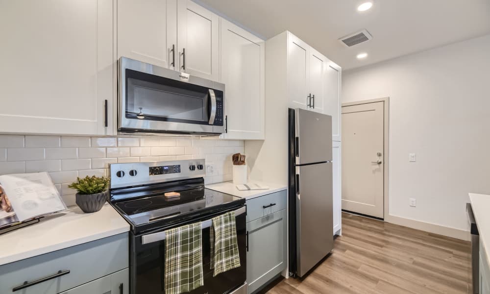 Modern kitchens at Sorella in Denver, Colorado