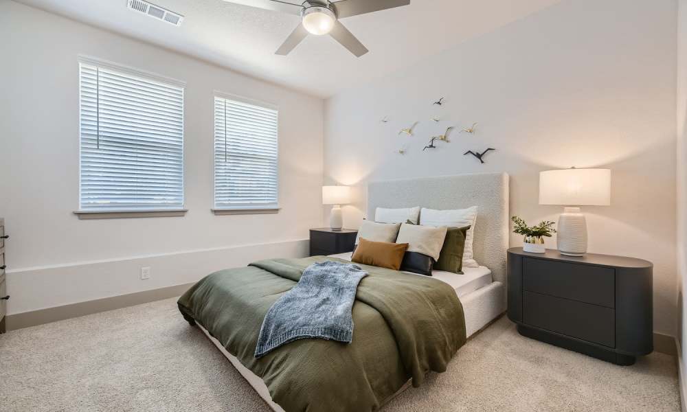 Spacious bedrooms at Sorella in Denver, Colorado