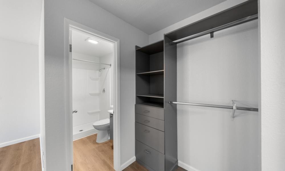 Spacious closets at Home Suites Apartments in Sparks, Nevada, 