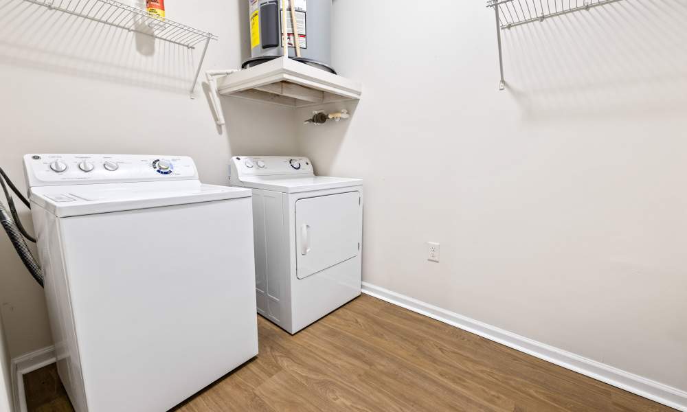 Washer and dryer available at The Hawthorne in Jacksonville, Florida