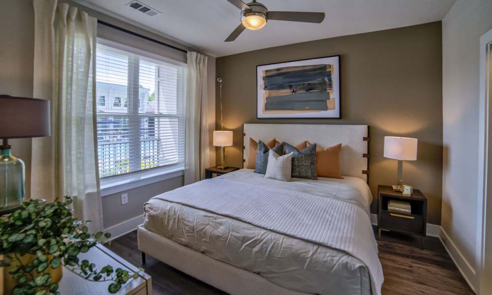 Bedroom with window at Avonlea Pointe in Duluth, Georgia