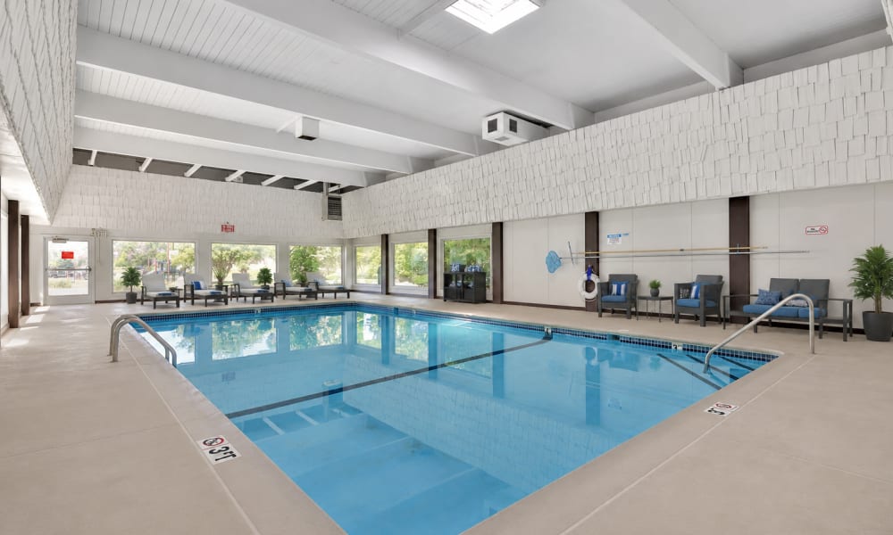 Indoor pool at Shoreview Hills in Shoreview,Minnesota