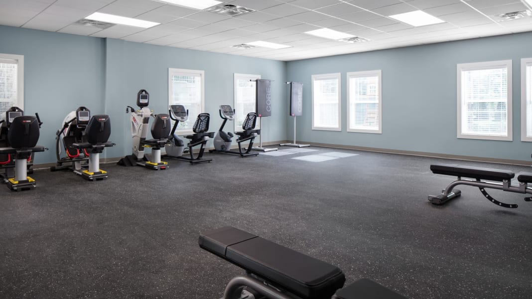 Fitness center at Monark Grove Greystone in Birmingham, Alabama
