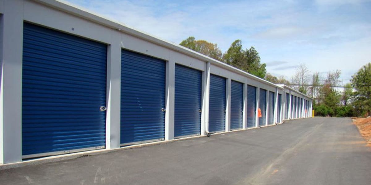 outdoor units at AAA Self Storage at W Market St in Greensboro, North Carolina