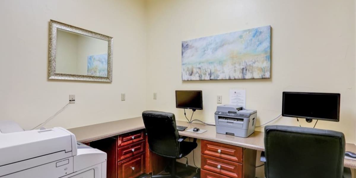 Resident business space at Resort at University Park in Colorado Springs, Colorado