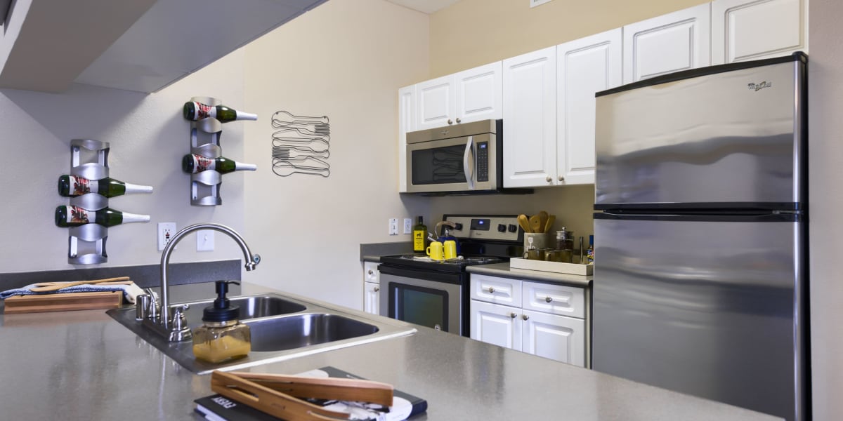 Kitchen at Whisper Creek Apartment Homes in Lakewood, Colorado