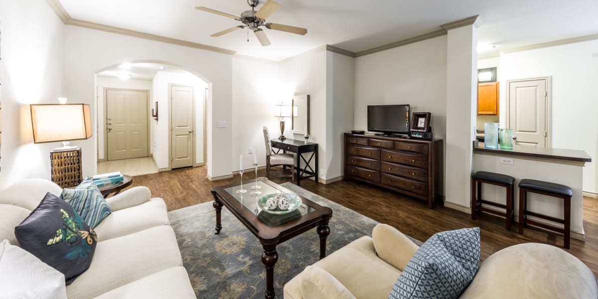Living room at The Marquis at Brushy Creek in Austin, Texas