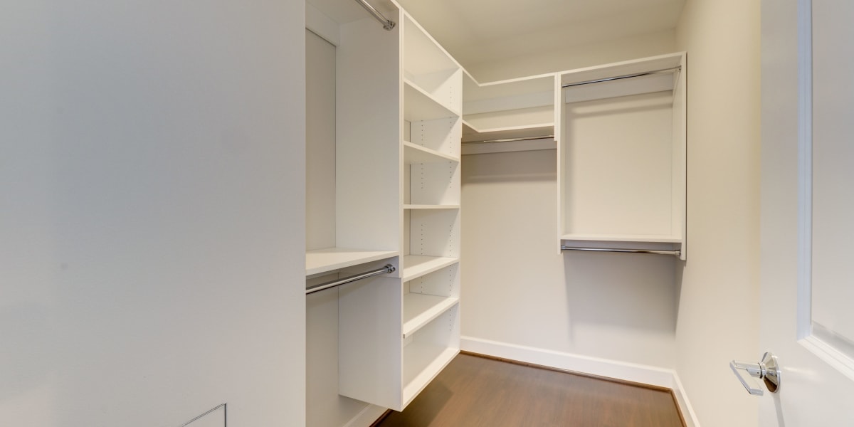 Incredibly spacious walk-in closet at 700 Constitution in Washington, District of Columbia