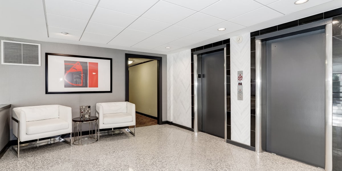 Elevators to the different floors that your home could be on at Bristol House in Washington, District of Columbia