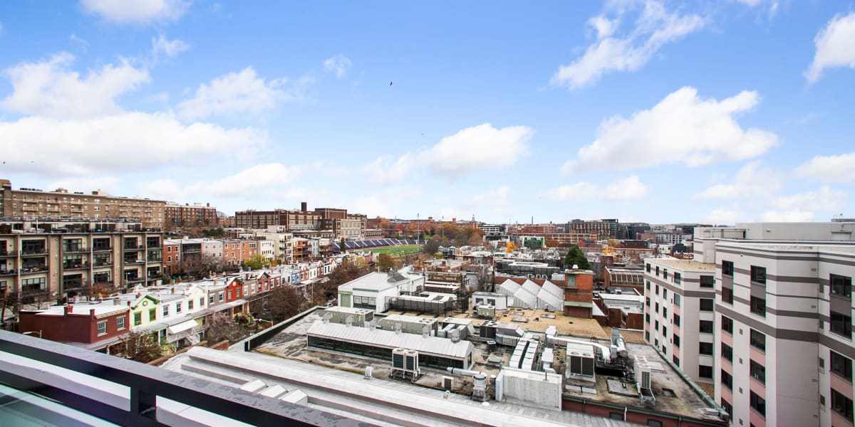  Incredible view of the city from your balcony at Madrona Apartments in Washington, District of Columbia
