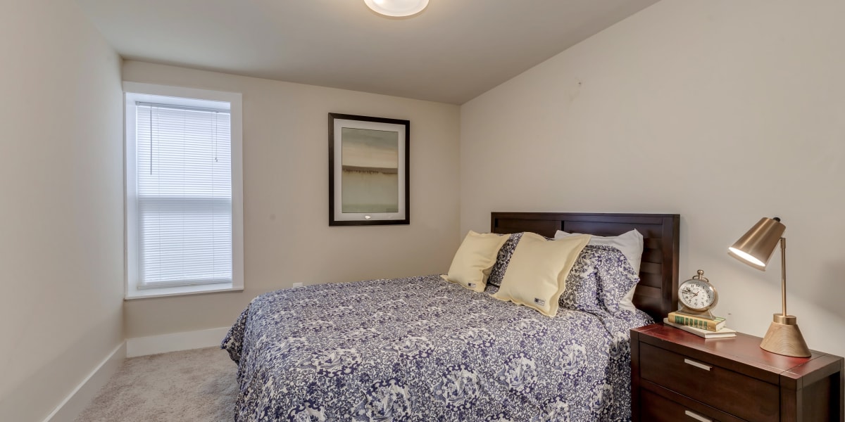 Nice bedroom in a cozy model home at Takoma Flats in Washington, District of Columbia