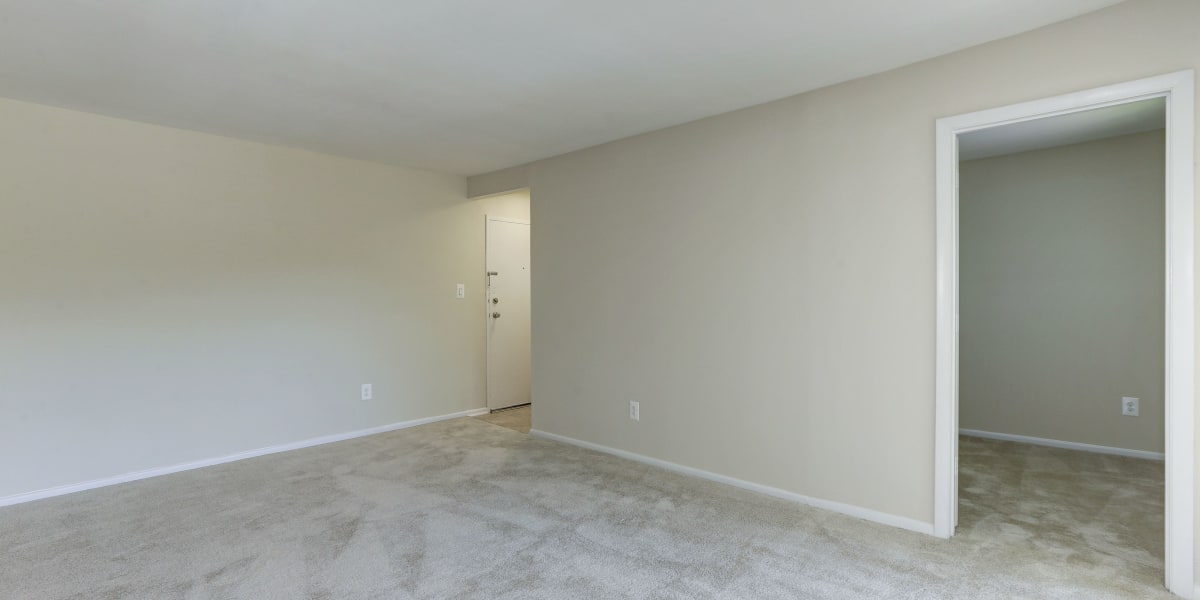 Carpeted room with a large closet space for storage at Pleasant House in Seat Pleasant, Maryland