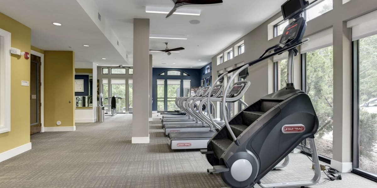 Community fitness center at Echelon at Odenton in Odenton, Maryland