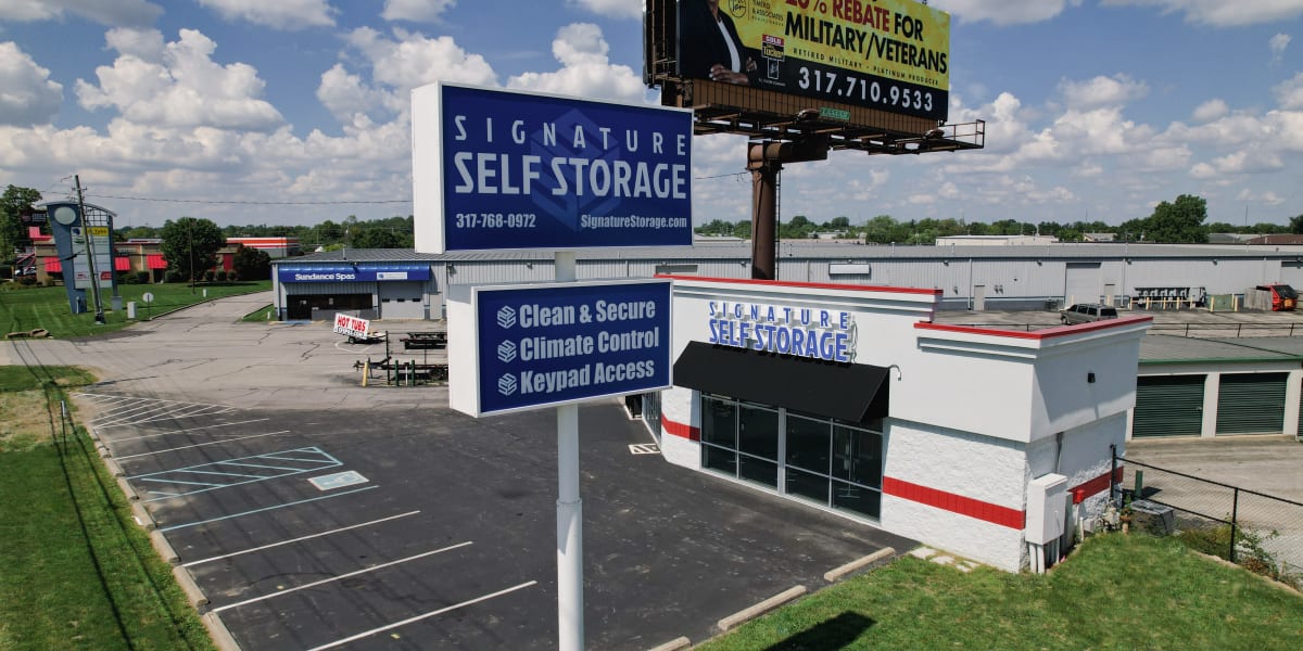 Drive Thru Access at Signature Self Storage in Indianapolis, Indiana