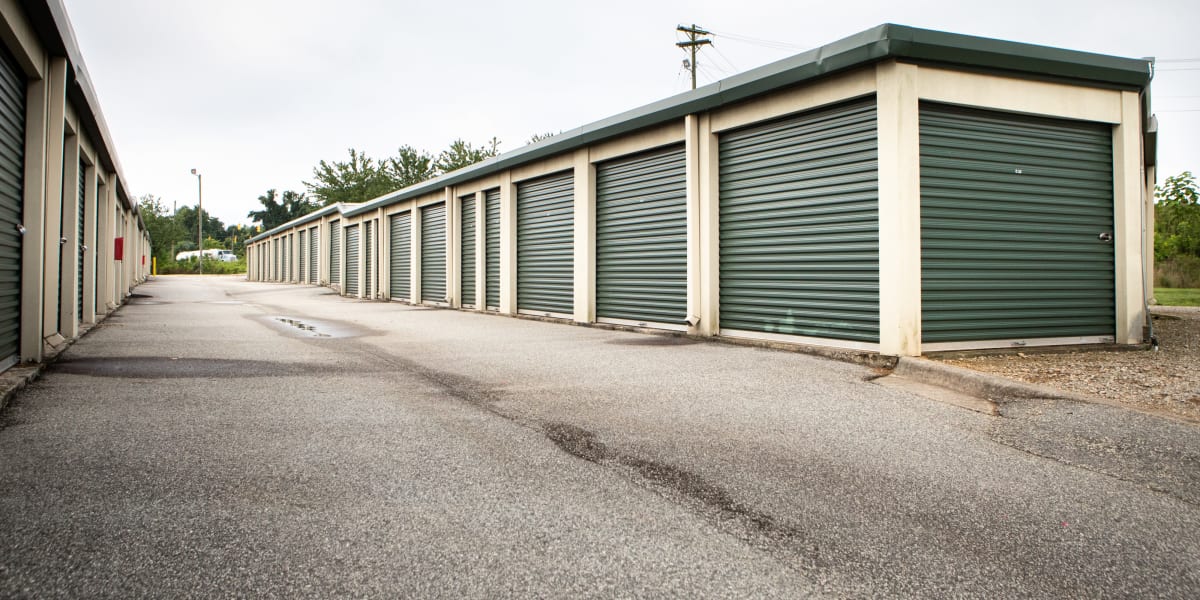 climate controlled units at AAA Self Storage at Strickland Ct in Jamestown, North Carolina