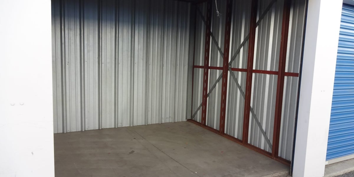 Inside storage units at Storage Etc Los Feliz in Los Angeles, California