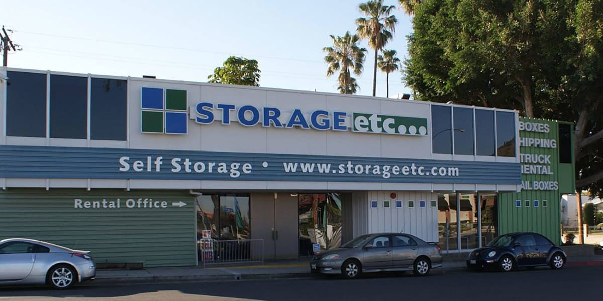 Front of building at Storage Etc Los Feliz in Los Angeles, California