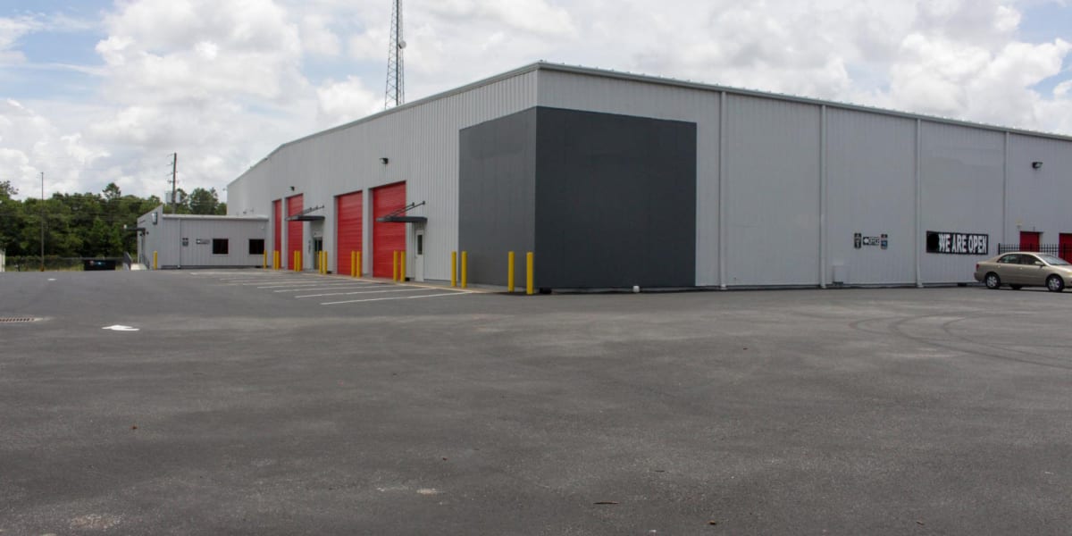 Outside area of Avid Storage in Crestview, Florida