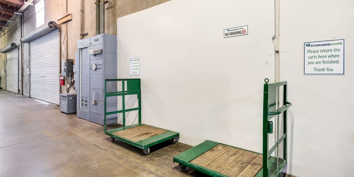 Moving carts available at Storage Etc Gardena in Gardena, California