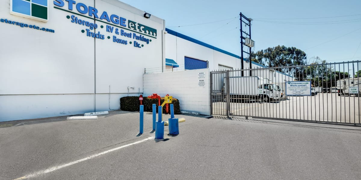 Security gate at Storage Etc Gardena in Gardena, California