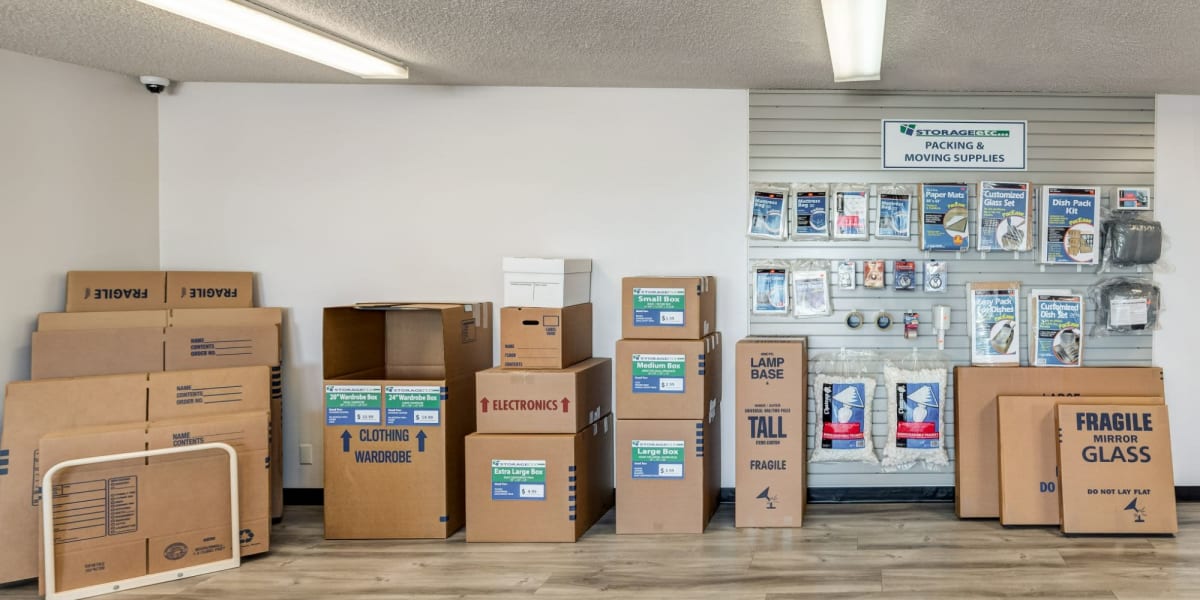 Moving and packing supplies at Storage Etc Gardena in Gardena, California