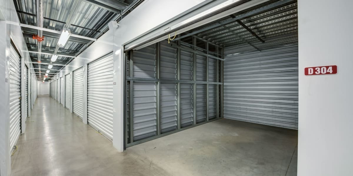 Interior hallways and units of Storage Facility at Storage Etc Chatsworth in Chatsworth, California