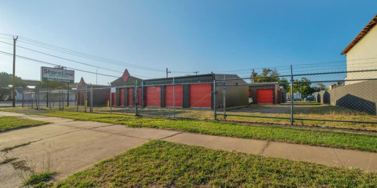 Streetview of the secure facility at StoreLine Self Storage in Wichita Falls, Texas
