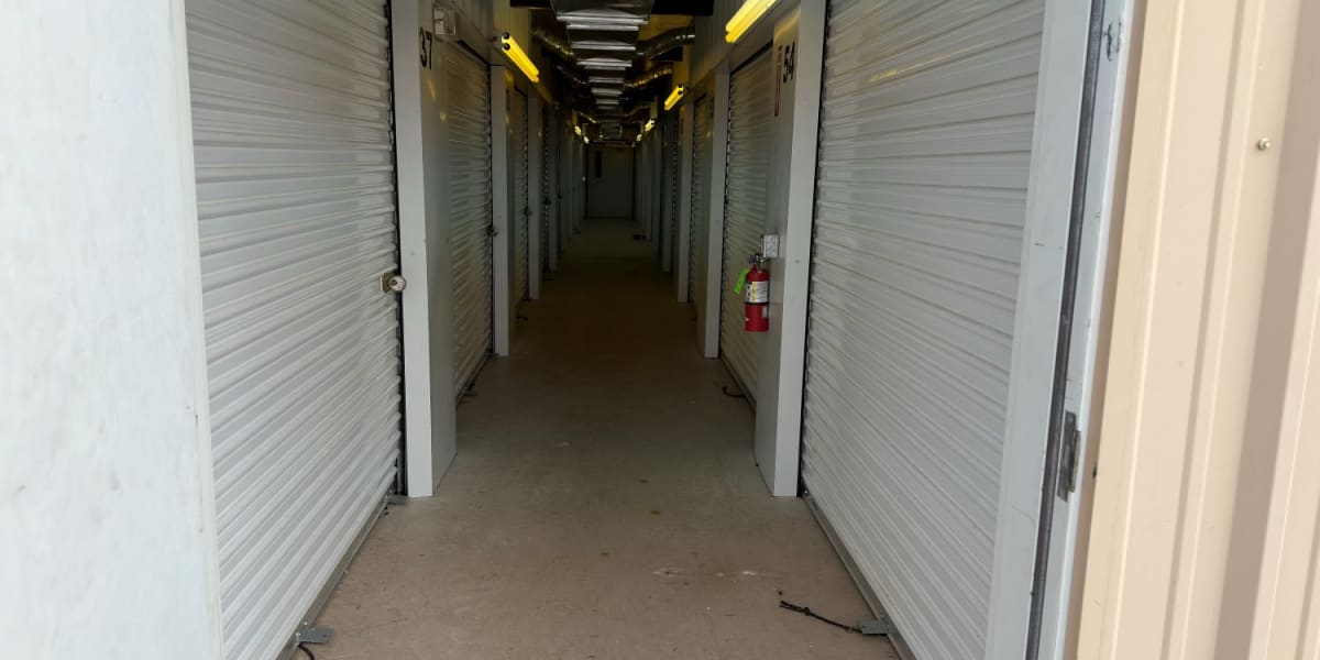 Climate-controlled storage units at StoreLine Self Storage in Lawton, Oklahoma