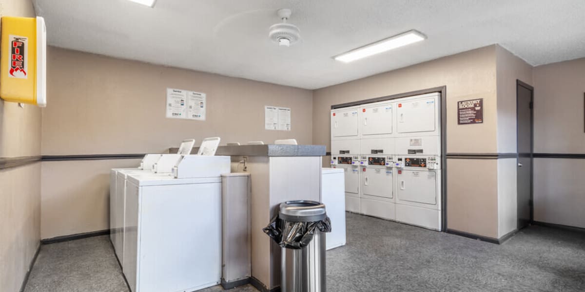Laundry room at The Lennox in San Antonio, Texas