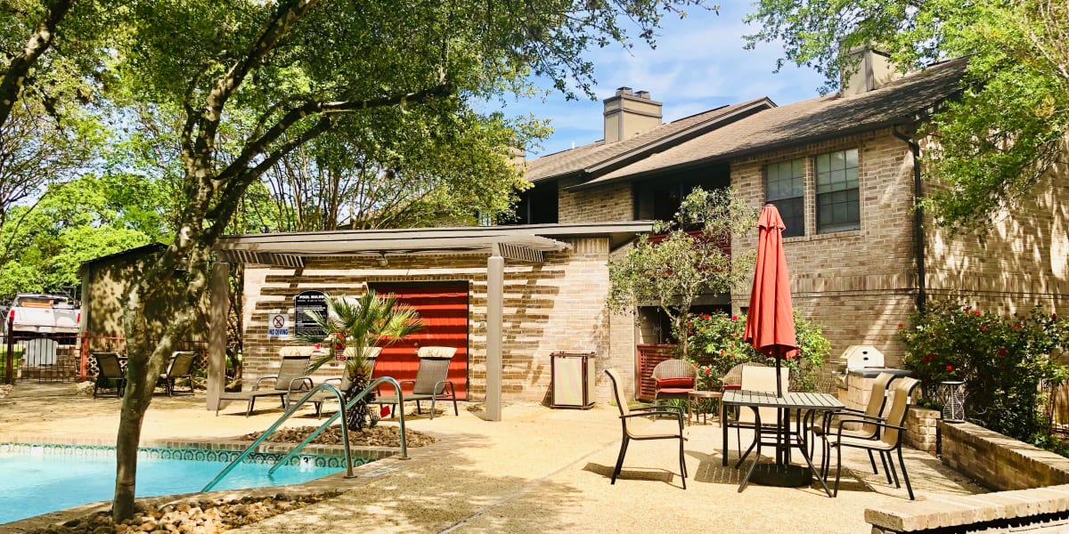Outdoor community space at Stratton Park in San Antonio, Texas