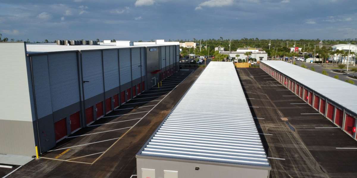 Aerial view of at Avid Storage in Lynn Haven, Florida
