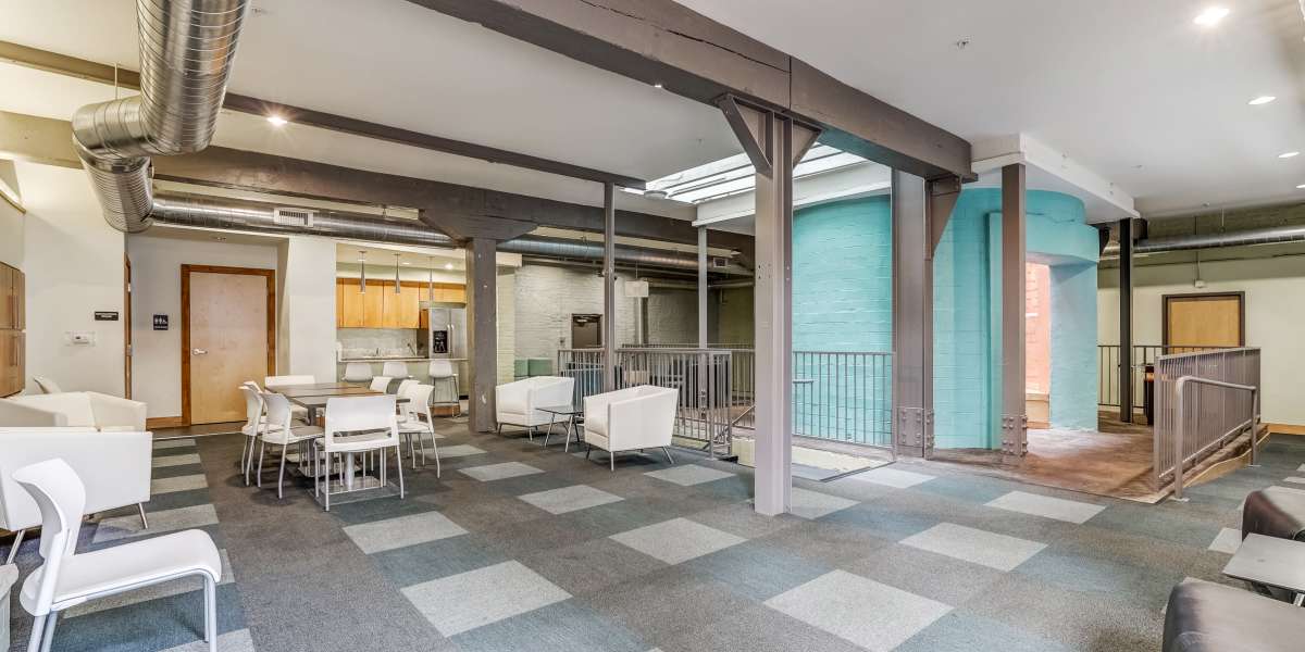 Lounge area at Perry Street Lofts in Petersburg, Virginia