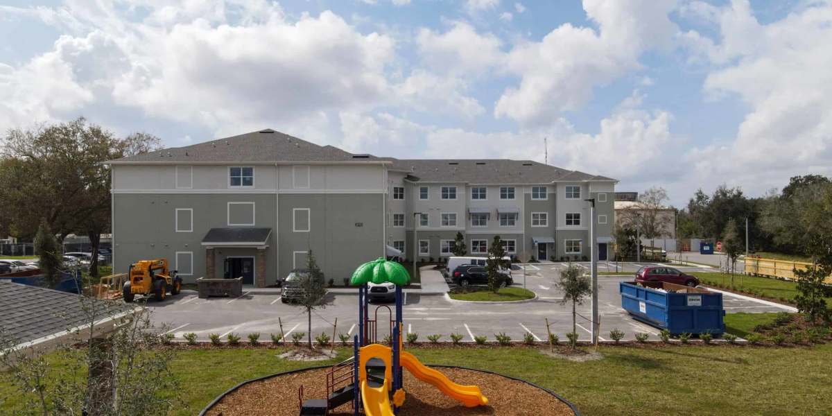 Community playground of the apartment at Gannet Point in Kissimmee, Florida