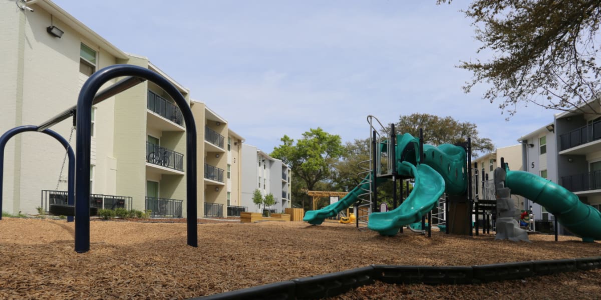 Playground for the children in the community at Oakland Terrace in Jacksonville,Florida