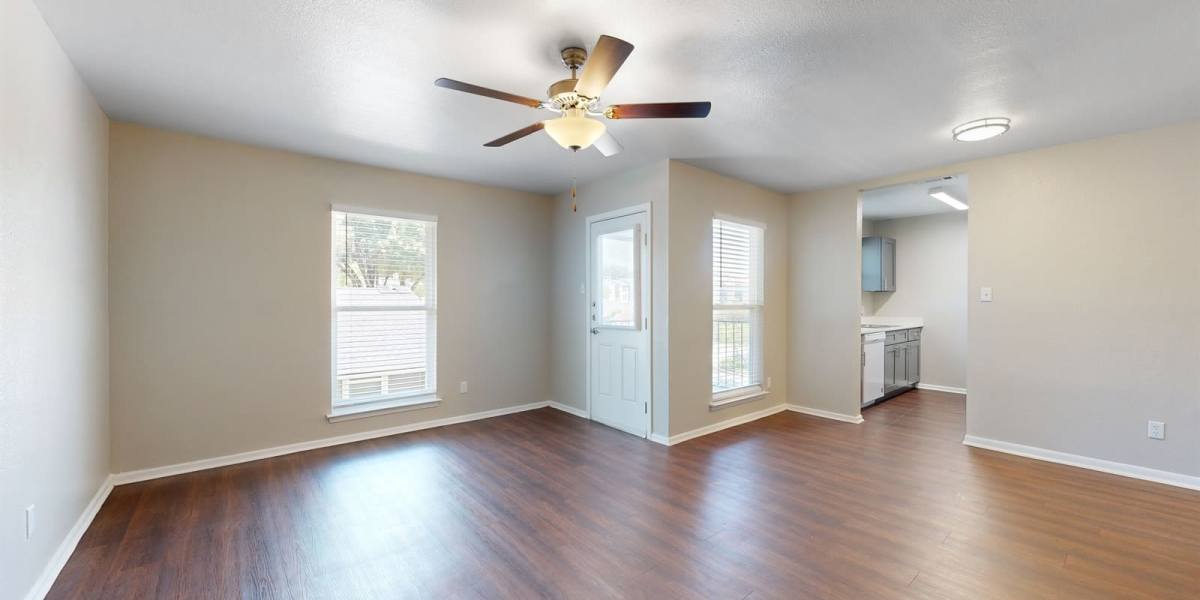 Gorgeous hardwood floors at Bella Vista in Austin, Texas
