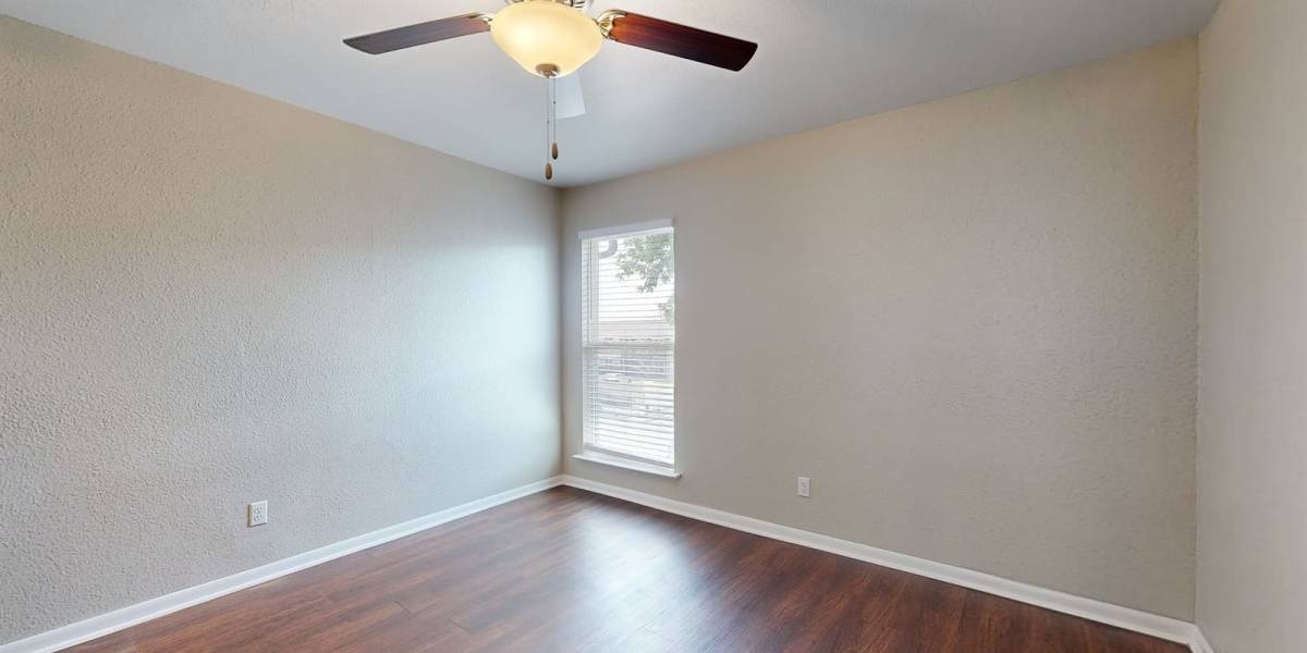 Lots of natural light in the bedroom at Bella Vista in Austin, Texas