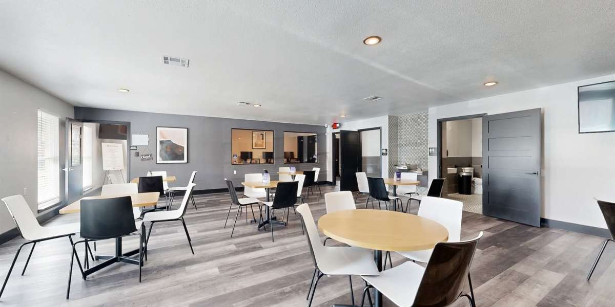 Clubhouse area at Bella Vista in Austin, Texas