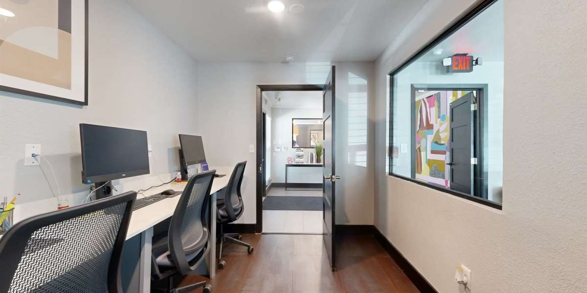 Spacious shared office area at Bella Vista in Austin, Texas