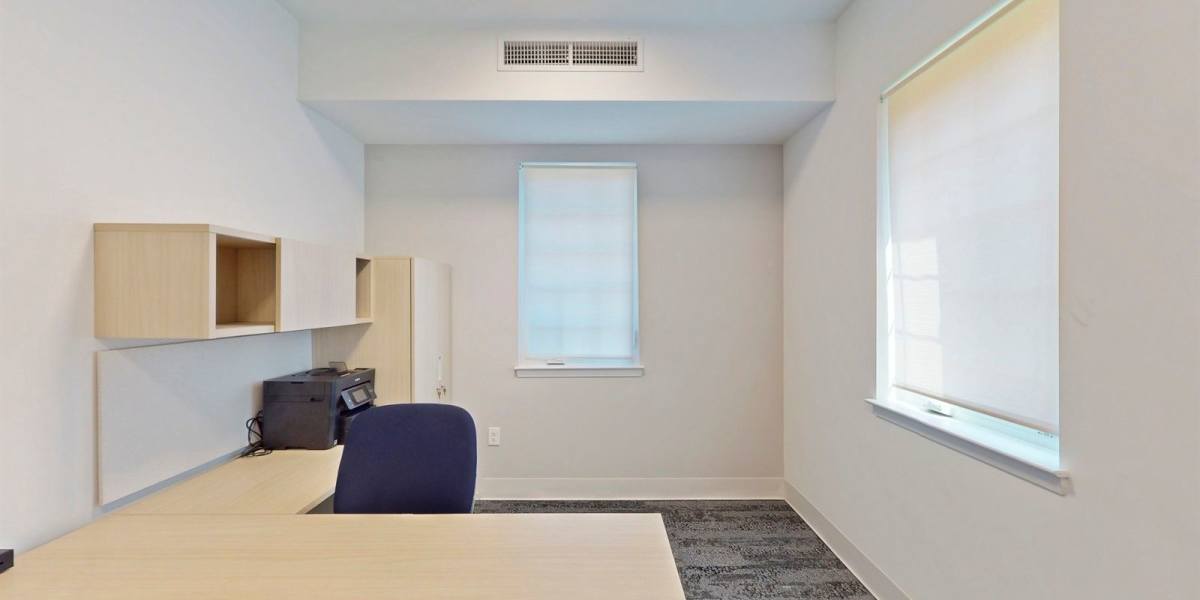 Shared office space at Cherry Garden Apartments in Roselle, New Jersey