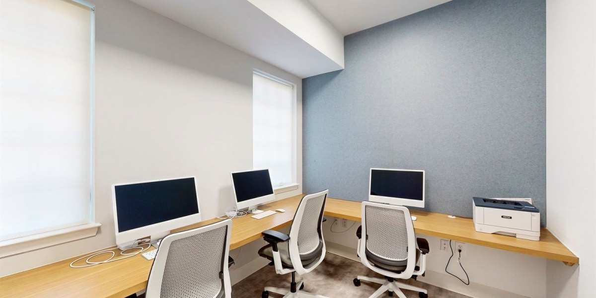 Computer room for residents to use at Cherry Garden Apartments in Roselle, New Jersey