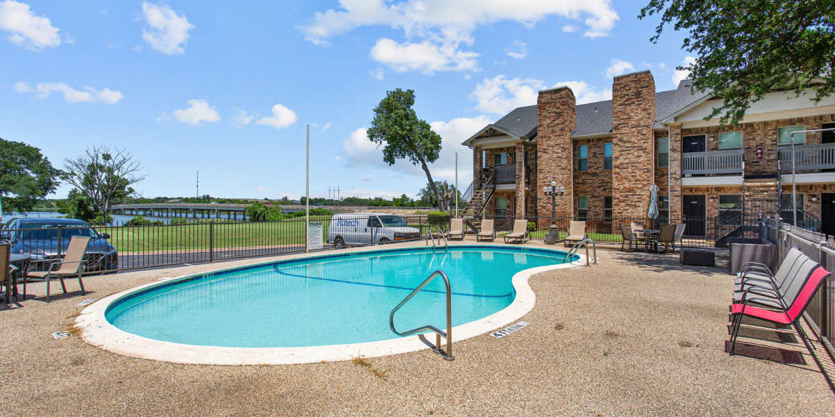 pool angle 3 Towne Lake Apartments in Granbury, Texas