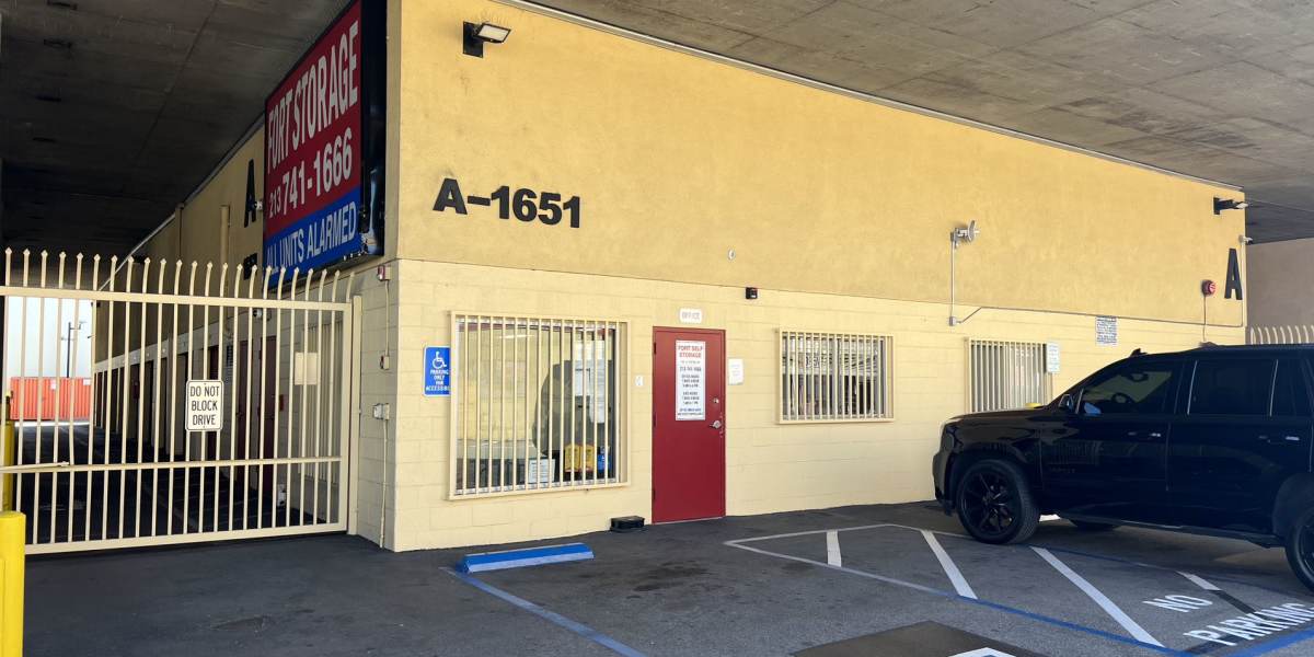 Security Gate at Fort Self Storage in Los Angeles, California