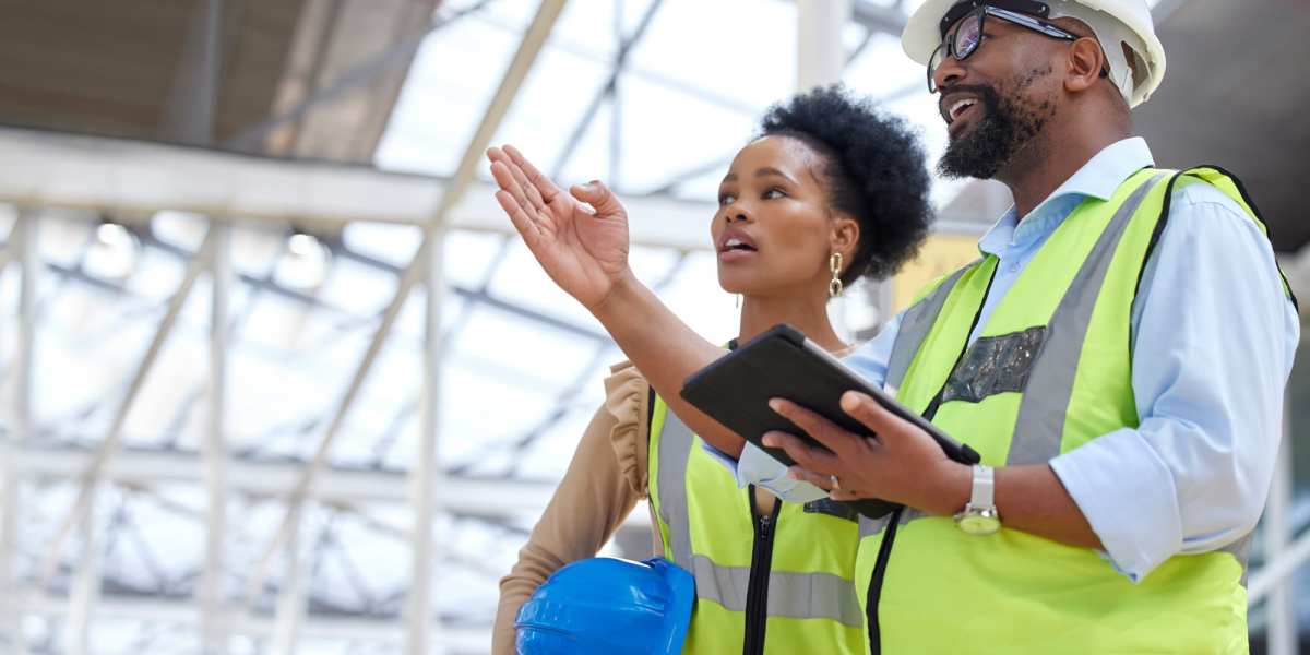 Explaining property site to client at Equity Property Management LLC in Merrillville, Indiana