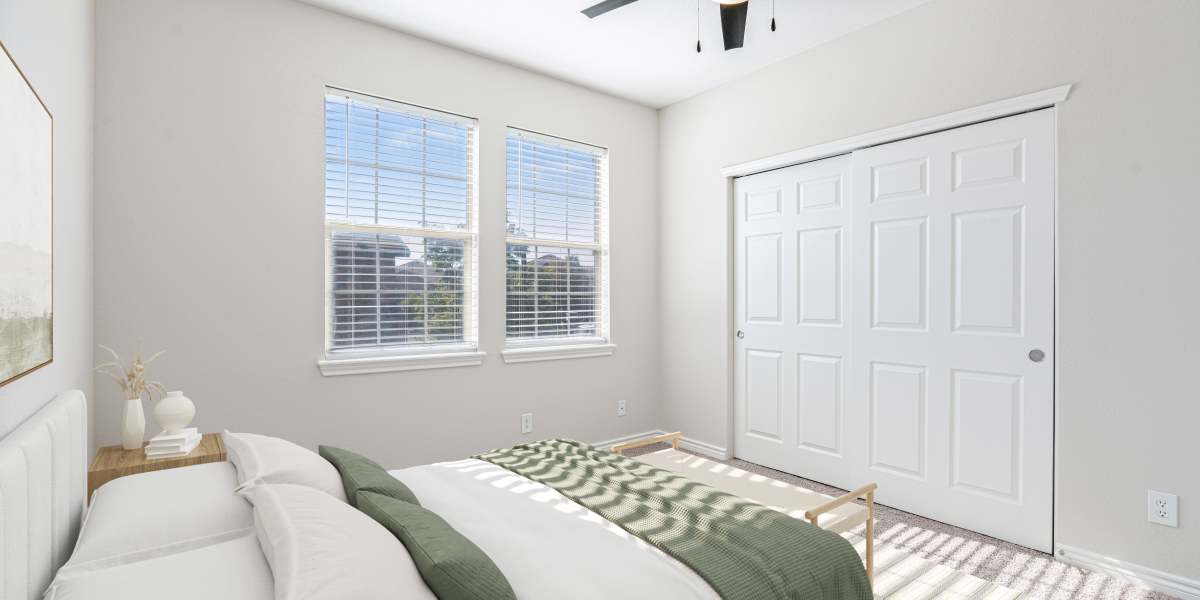 Gorgeous bedroom at Resort at University Park in Colorado Springs, Colorado