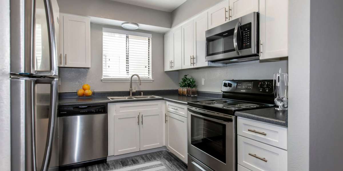 Kitchen with window  at Bennington Apartments in Fairfield, California